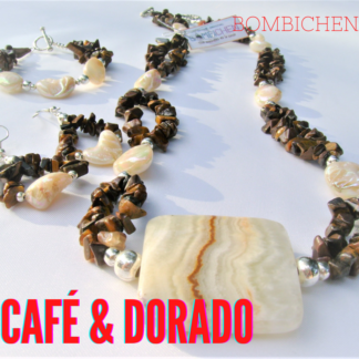 Conjuntos Cafés & Dorados